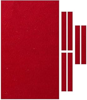 Paño de Billar, Fieltro Profesional para Mesa de Billar estándar de 2,7 m, Mantel para Mesa de Billar de Interior con Banda de Tela Acolchada, 2 Colores a Elegir, Verde, para Mesa de 2,4 m