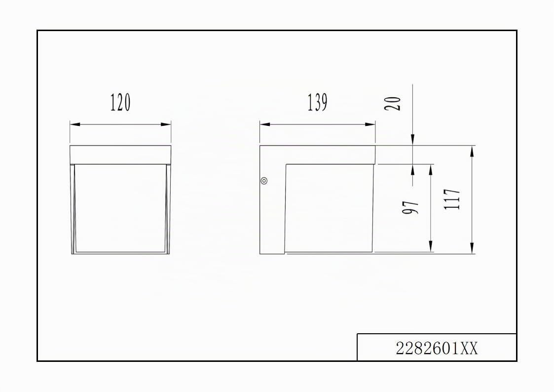 Trio Leuchten LED Außenleuchte Yangtze 228260142, Druckguss Aluminium anthrazit, 1x 3.5 Watt