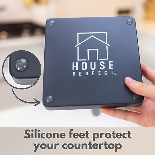 House Perfect Paper Towel Holder For Kitchen Countertops Solid Wood (Laurel Green) - Great For Kitchen Storage, Home Organization And Apartment Essentials #TOP5