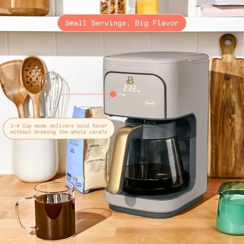 12-Cup Programmable Drip Coffee Maker, 24-Hour Auto Brew Timer, Strength Control (Regular/Gourmet/Bold), Keep Warm 4 Hours, Pause & Serve, Auto-Clean Reminder, Glass Carafe - 2