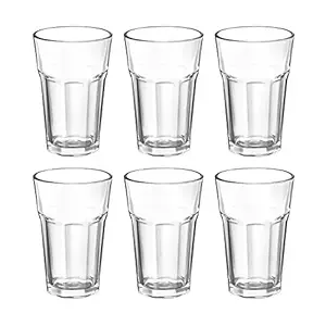 Treo By Milton Stacker Cool Glass Tumbler, Set of 6, 315 ml, Transparent
