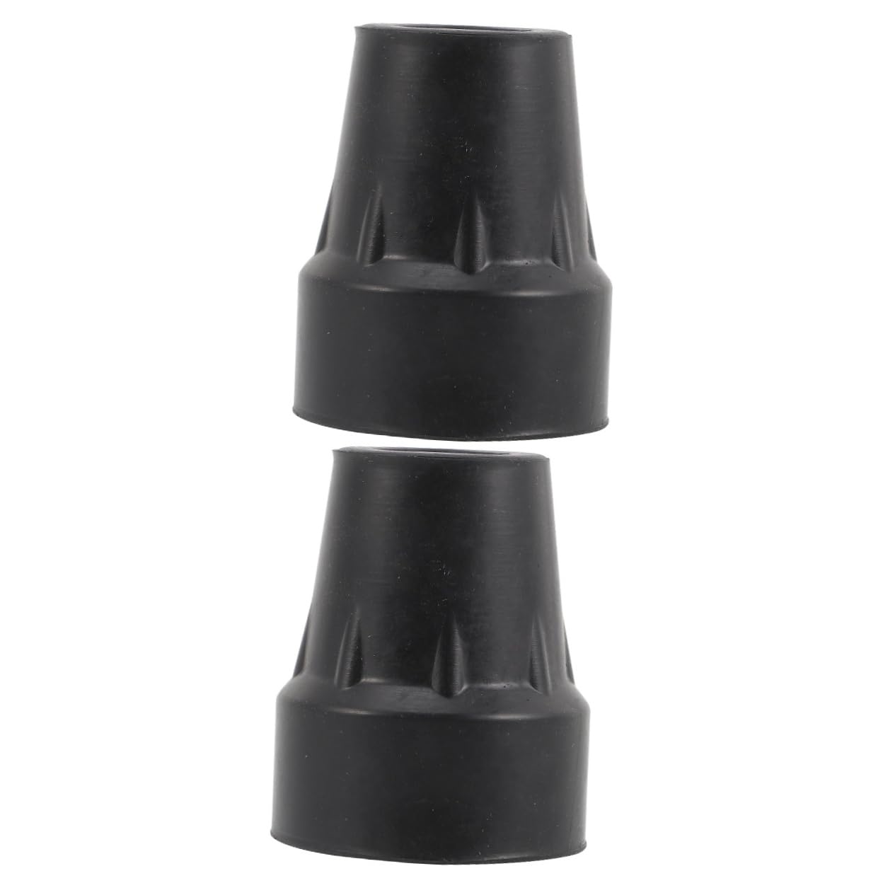 NOLITOY 2pcs Crutch Pads Trekking Pole Foot Cover Hiking Pole Protector Trekking Pole Cover Crutch End Mat Anti-Skid Crutch Foot Tip Walking Stick Pole Tips Trekking Pole Tip Replacement