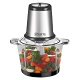 Kitchen Elite PowerChop 8-Cup Food Processor, 400W Electric ...