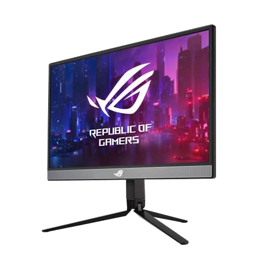 ASUS ROG XG17AHPE 43,94 cm (17,3 Zoll) tragbarer Gaming Monitor (Full HD, 240Hz, integrierter Akku, Adaptive-Sync, USB-C, Micro-HDMI)