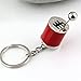 maycom Creative Auto Part Model Gear Box Keychain Six-speed Manual Transmission Shift Lever Keyring Key Chain Ring Keyrings Keyfob (Red)