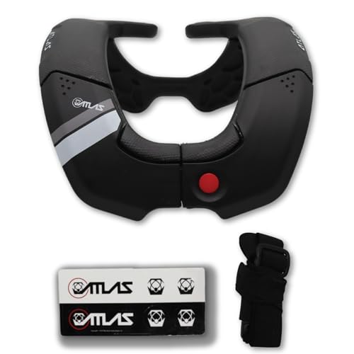 Atlas Brace Broll Neck Brace (Kids Size) for Use In: Powersports, Offroad Racing, Motocross, Mountain Biking, and BMX (Black)
