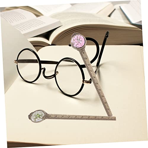 Marque-pages règle rétro haut de gamme accessoire de lecture chic - 7