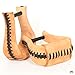 HILASON Western Saddle Bell Oil Leather Horse Stirrups Neck 3-Inch | Trail Riding Laced