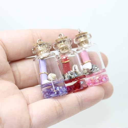 Colgantes de botella pequeños para diseñar tus propias joyas hechas a mano 5