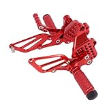 Material: 6061-T6 Aluminium ADBEN Motorrad CNC Einstellbare Fußrasten Pedale Rest Fußrastenanlage Fußrasten Für 999 999S 999R 749 Dark 749R 749S 2003-2006(2)
