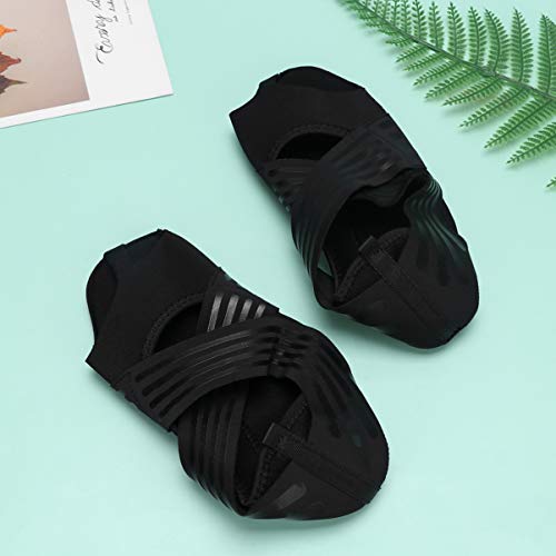 1 Par Meias De Barra De Balé Meias Antiderrapantes Meias De Ioga Pilates Meias Sem Dedos Meia Barra