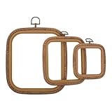 Présentation et décoration faciles : utilisez le cercle à broder et les cadres carrés pour mettre en valeur vos broderies terminées, créant ainsi un effet décoratif qui embellit n’importe quelle pièce