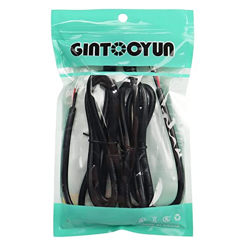 Image of DC Power Pigtails Cable,3FT DC 5.5MM x 2.1MM Male Plug to Bare Wire Open End Power Wire Supply Repair Cable,16 AWG Barrel Connector Pigtail for CCTV Security Camera,DVR,LED Strip Light Etc-2 Pcs(M)