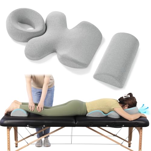 BALAPET Massage Face Down Pillow and Breast Pillow Set, Breathabl...