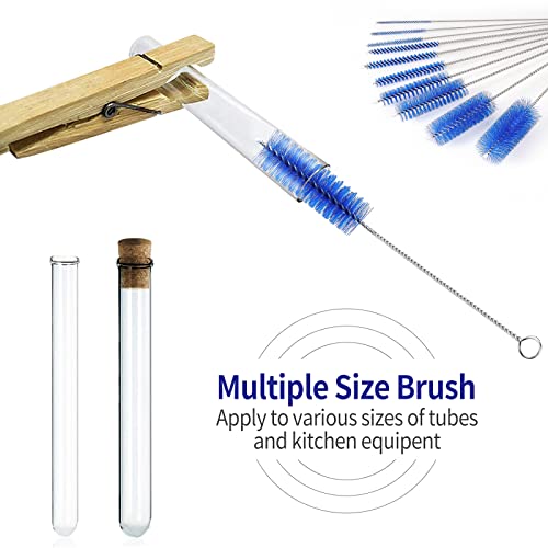 Image of CiaraQ Bottle Cleaning Brushes, 8 Inch Nylon Tube Brush Set