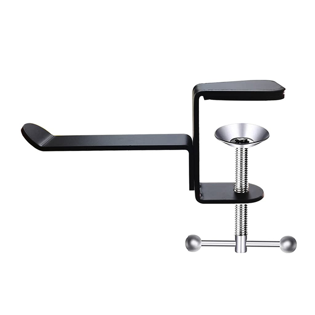 Yhplxyuus Metal Headphone Headset Stand Earphone Holder Hanger Headset Display for All Headphone Size Adjustable Stand