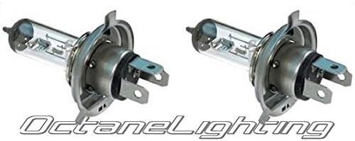Octane Lighting 55 56 57 Chevy Halogen Headlight Headlamp Bulbs Crystal Clear H4 60/55W Pair