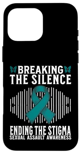 Support Sexual Assault Awareness Gifts Women Teal Ribbon �X�}�z�P�[�X iPhone 16 Pro Max �p