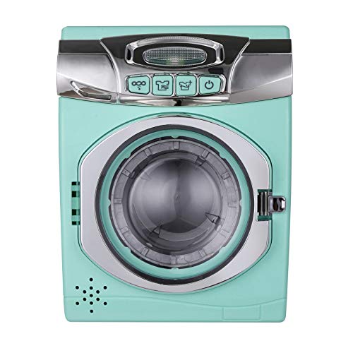 Large Simulation Home Toy Washing Machine with Sound and Light Effects for Kids - Perfect for Role Play and Learning Housework Skills (Multicolor One Size)