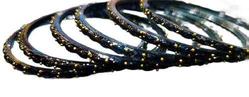 Image of JPS Plain and Glossy Finished Raindrop Glass Bangles Set for Women & Girls | Traditional Ethnic Chudi for Wedding, Party & Regular- Set of 12 Pcs of One Colour | Wedding Special