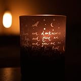 Gothic Candles Moonlit Night Dracula Message There are Darknesses in Life and There are Lights. Glow