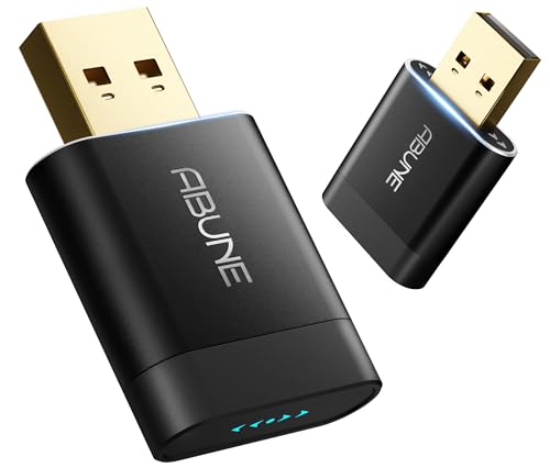 Abune 2025 Wireless CarPlay Adapter for iPhone, Converts Wired to Wireless Car Play Adapter, No Delay & Drop-Free, Compact USB Dongle for Cars with Apple CarPlay (iOS 10+, 2016+), USB-A/C Black