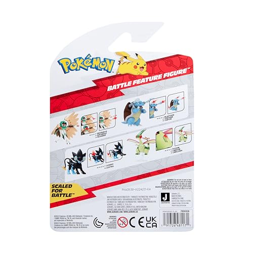 Pokémon PKW3038 - Battle Feature Figure - Silvarro, offizielle bewegliche Figuren, 11,5 cm – Ansicht 3