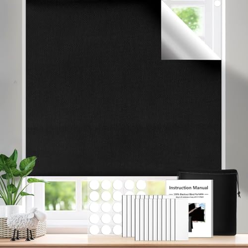 Teamkio Verdunklungsrollo Ohne Bohren , 300X145CM Dachfenster...