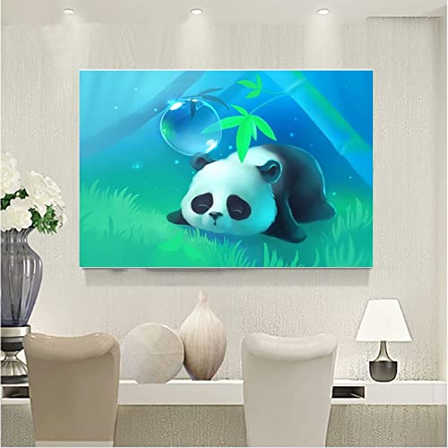 Peinture diamant panda 80x180cm pour chasser le stress et décorer