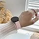 Amzpas Ersatz Uhrenarmbänder 20mm 22mm Armband Silikon,Uhrenarmband mit Schnellverschluss Ersatzbänder Watch Straps,Uhren Zubehör Uhrenarmbänder Watch Band für Damen Herren(20mm,Rosa)