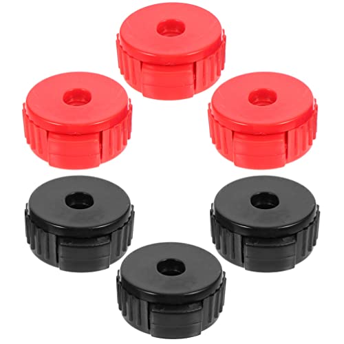 Vaguelly 6 piezas tuercas rápidas para platillos miniatura 1