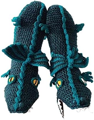 Women Socks Animal Cute Cartoon Animal Slipper Socks Animal Eating Foot Socks Non-slip Warmer Novelty Christmas Floor Socks Chameleon Shark Dragon Socks