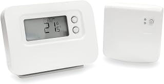 Adept/Honeywell 7 Days Programmable Wireless Room Thermostat with Relay Box - Energy Saving Replacement of CM927 CMS927 CMS927B1049 Series Smart Thermostat - White