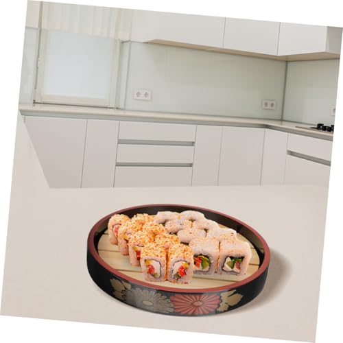 Juego de Platos de Sushi Redondos SUPVOX 24.5 cm miniatura 7
