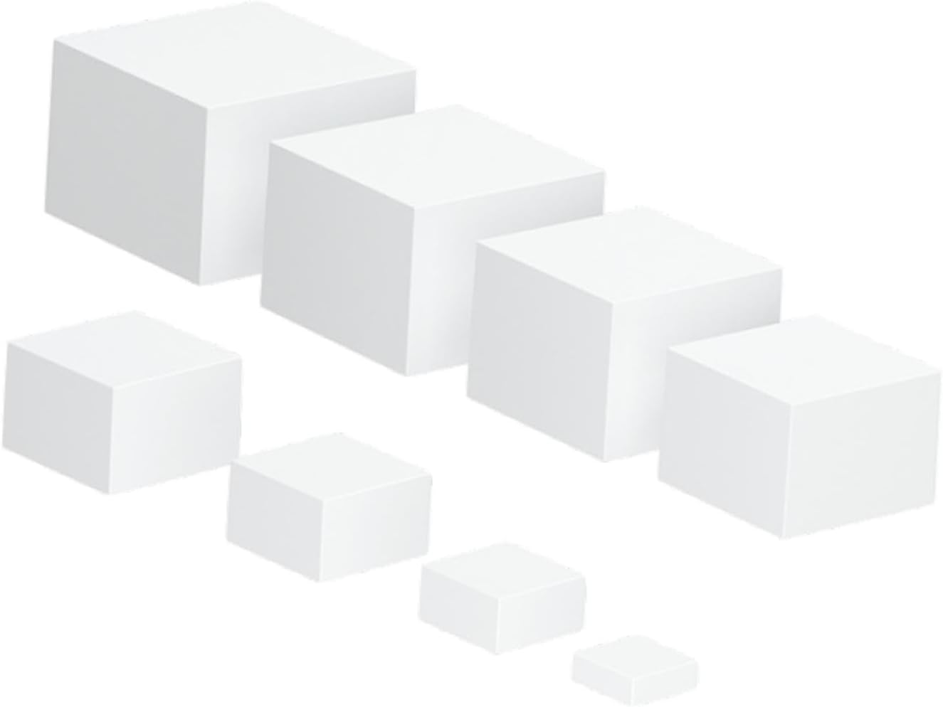 Food Display Stand Cube Display Nesting Riser for Brunch Collectible Jewelry 8Pcs| Cake Stand | Cupcake Stand | Cake Display Stand