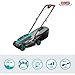 Gardena PowerMax 32/18V P4A Cordless Lawnmower Ready-to-Use Set: Mower up to 200 m², 32 cm Cutting Width, 30 L Catching Volume, Central Cutting Height Adjustment, PowerPlus Motor with Eco Mode