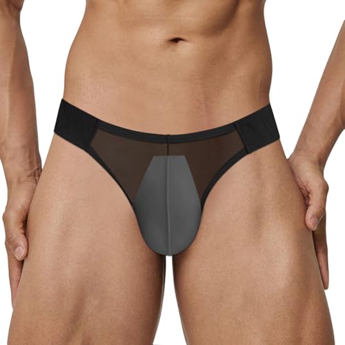 Mens Briefs Underwear Breathable Sexy Briefs for Men See Through Briefs