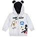 Disney Mickey Mouse Pluto Oh Boy! Pull à capuche pour bébé garçon - Gris - 24 mois