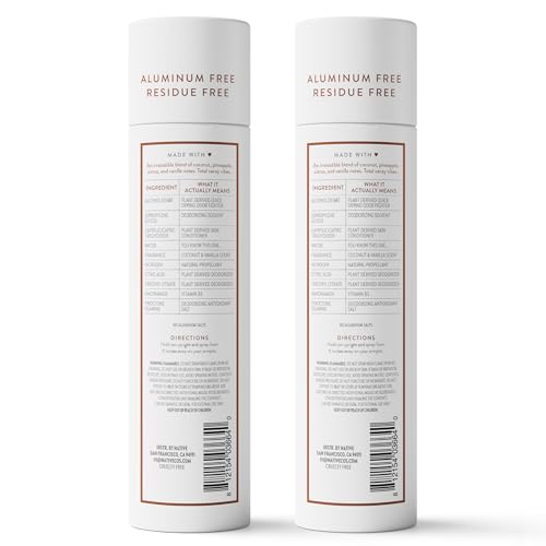 Native Aluminum-Free Body Spray, Coconut & Vanilla Scent, 3.5oz Pack of 2 | Naturally Derived Ingredients for Women & Men | 72-Hour Odor Control | Dries Quickly with No Residue | Vegan & Cruelty-Free - image 9