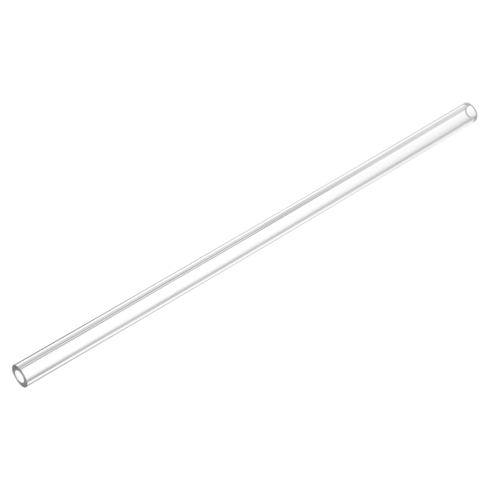 uxcell Clear Rigid Tubing 6mm(1/4") ID x 12mm(0.47") OD x 1Ft Length Round Plastic Polycarbonate Tube