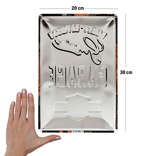 Nostalgic-Art 20 X 30 Cm 22238 Harley-Davidson Garage, Tin Sign, Colourful #TOP1