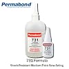 Permabond 731 (1oz Bottle) Instant Adhesive-Toughened & Flexible Slow-Set General Purpose