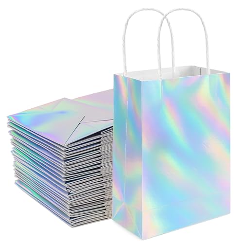 Sacs cadeaux irisés pour un anniversaire magique | Shintop 30 pcs