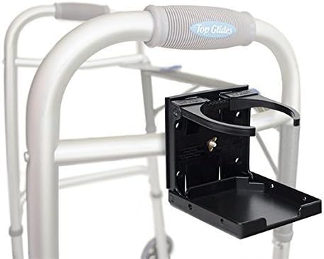 Healthstar Adjustable Drink Cup Holder for Wheelchairs, Walkers, Rollators, and Bikes