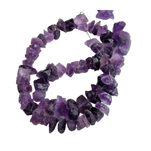 Perles brutes de quartz d’améthyste pour remplacer les perles lisses industrielles