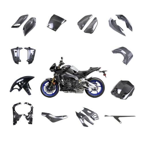 Kit carénage en carbone sec pour MT10 2022-2024 ailerons moto performance
