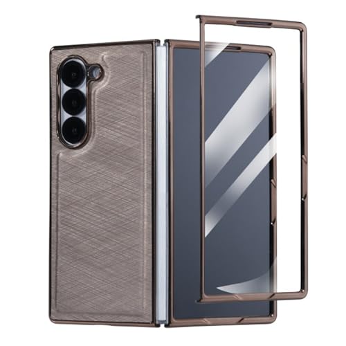 Étui en cuir pour Samsung Galaxy Z Fold 7 protection écran intégrale