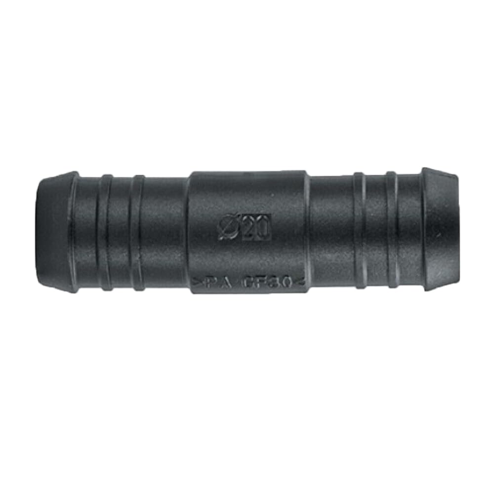 KafTon Drip Irrigation Fittings Black Barbed Plastic Hose Garden Parts & Connectors Automatic Irrigation (Straight 20mm, 50)
