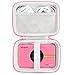 Khanka EVA custodia viaggi borsa portaoggetti per Polaroid Snap Touch 2.0 /Snap Touch Fotocamera digitale a stampa istantanea Zink Zero portatile. (cerniera rosa)