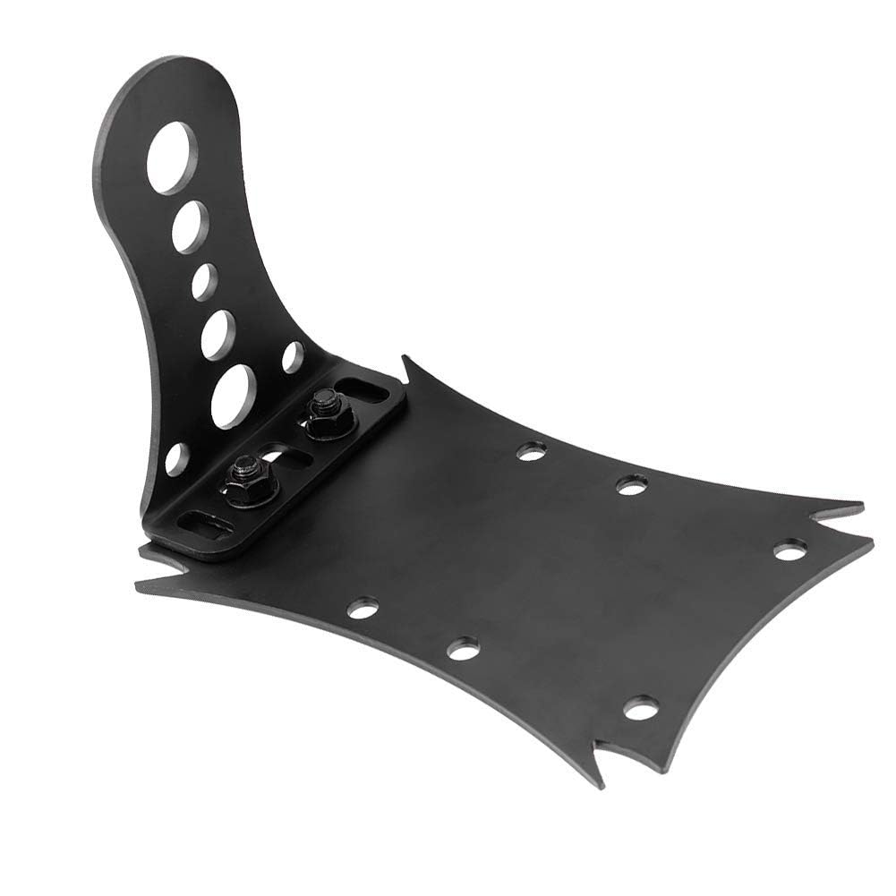Support Arrière Moto Universel, Porte-Plaque d'Immatriculation Rétro pour Moto, Support de Stationnement pour Garage et Exposition
